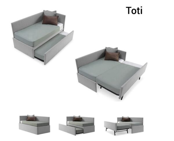 Cama estofada juvenil LD Totti